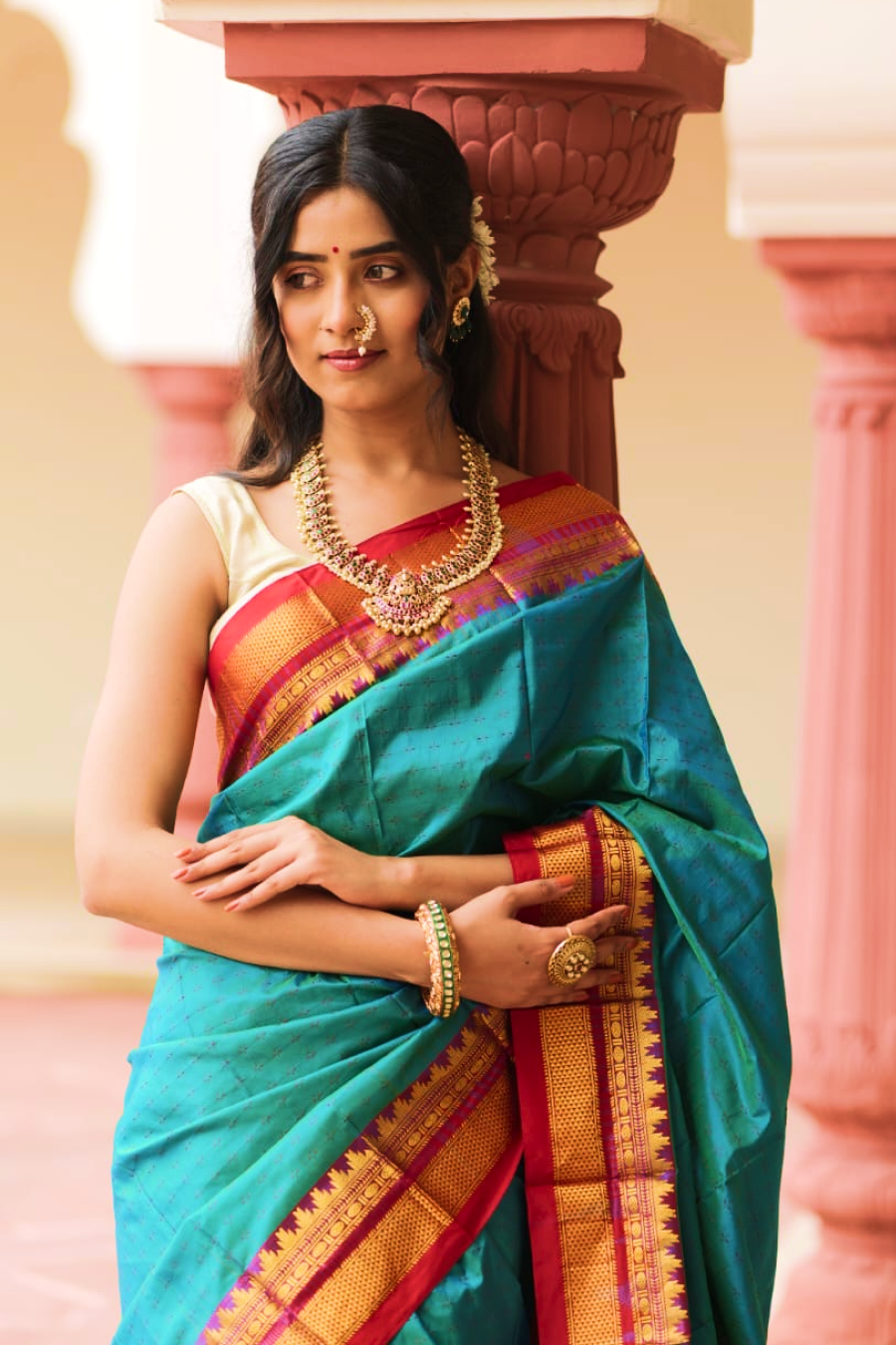 Lucknowi Saree